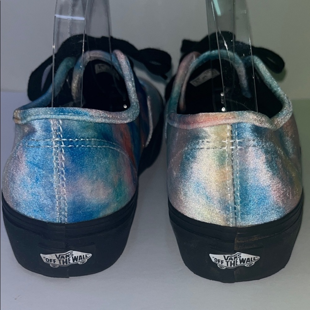 Vans Multicolor Tie-Dye Canvas Sneakers Unisex Men 8.5 Women 10 - Picture 4 of 7